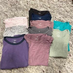 SONOMA Old Navy SO Tees T-shirts  Lot of 10 Purple Pink Gray Green Teal Medium